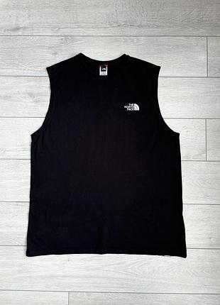 Чоловіча чорна майка тнф зе норт фейс the north face black size l л розмір футболка джерсі без рукавів оригінал