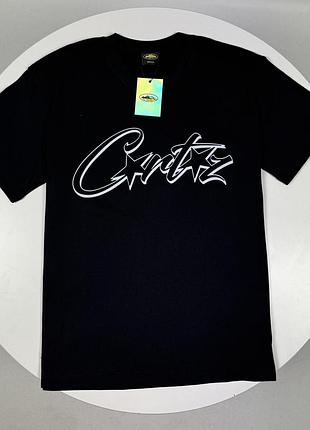 Футболка corteiz classic чоловіча чорна футболка corteiz класична чоловіча літня повсякденна streetwear