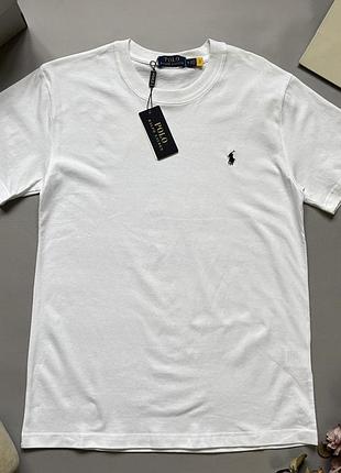Polo футболка белая