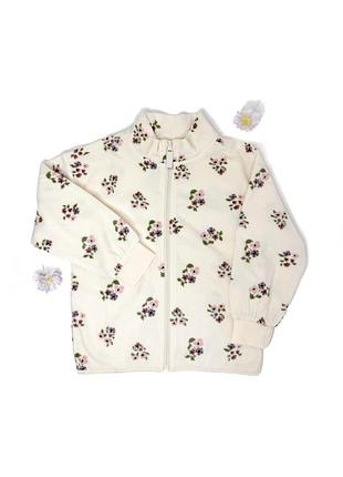 Кофта флісова на дівчинку h&m