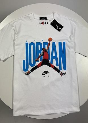 Футболка jordan мяч белая new xl