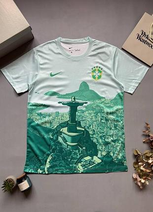 Футболка nike brazil зелена xxl