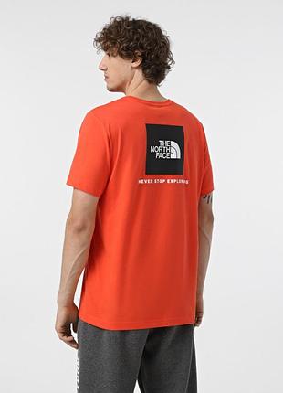 Чоловічі футболки the north face red box оригінал нова серія