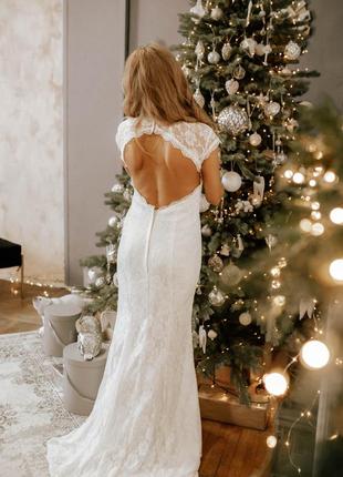 Свадебное платье со шлейфом2 фото