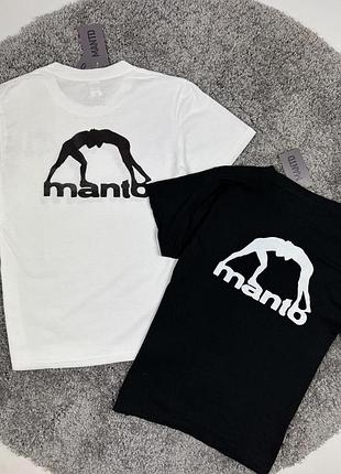 Футболка manto 1 чорна