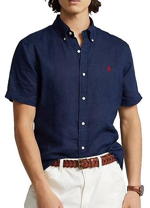 Polo ralph lauren custom fit linen shirt mens