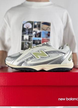 New balance 204l white metallic beige