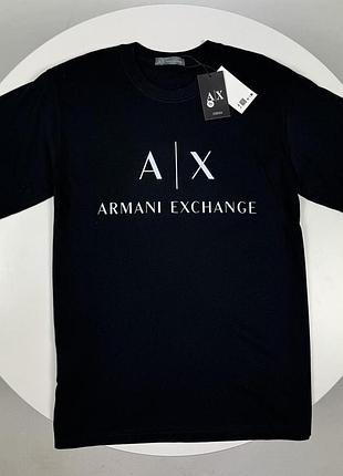 Футболка armani exchange чорна xxl