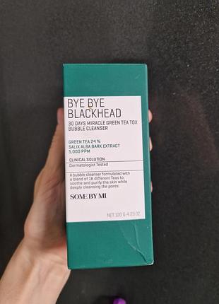 Пінка для вмивання some by mi bye bye blackhead bubble cleanser