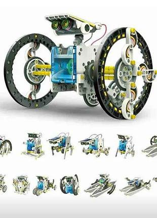 Конструктор робот sunkid robotics educational solar robot 14 в 1 на солнечной батарее - stem конструктор абор робототехники 2