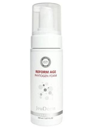 Пінка для інтимної гігієни reform age phytogen foam jeuderm, 150 мл
