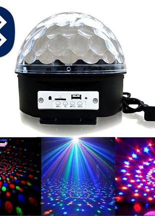 Светодиодный диско-шары со встроенной беспроводной колонкой led magic ball light mp3