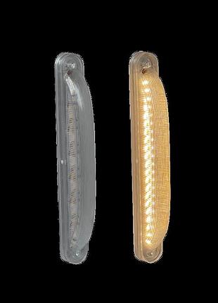 Ліхтар габарит на кабіну універсальний білий led -24 v