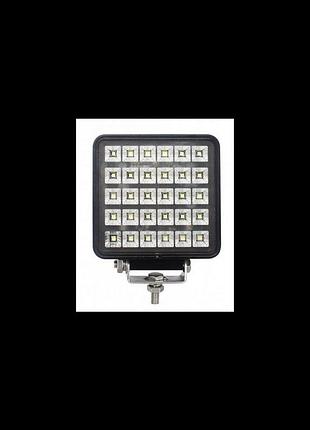 Фара робоча led з вимикачем на 30 діодів 12-24v алюмінієвий корпус 111x111mm