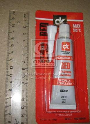 Герметик силіконовий червоний 25g 343c