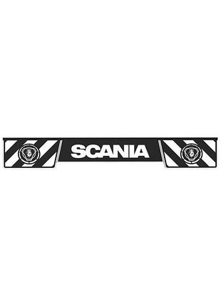 Бризговик причепний 350x2400 scania long vehicle 3d bw logo (з трьох частин)