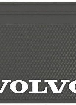 Бризговик з написом volvo 650x400mm чорний випуклий 3d 1шт