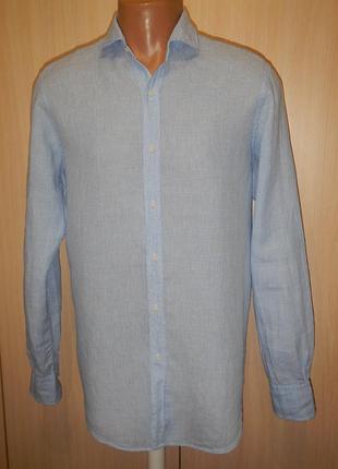 Лляна сорочка massimo dutti p.m
