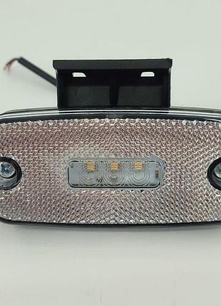 Ліхтар габарит універсальний діод led ld180 p з кронштейном e9 білий