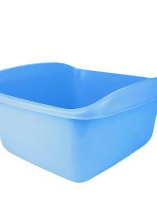 Таз с квадратными ручками soloplast 10 л, пластиковый таз 10 литров с ручками тк-010