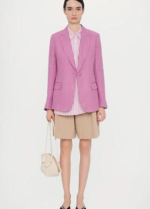 Льняной жакет max mara weekend