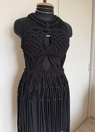 Сукня у техніці macrame zrobyla