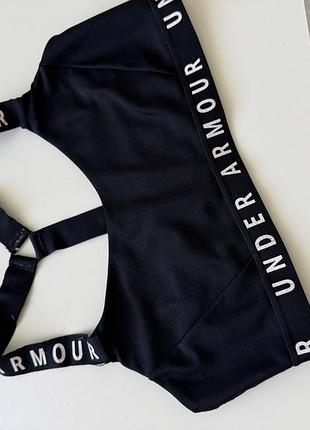 🖤 спортивний топ / бра under armour з фірмовими ремінцями