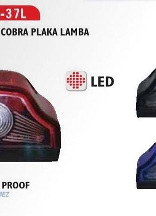 Підсвітка номерного знаку червона led lzp029