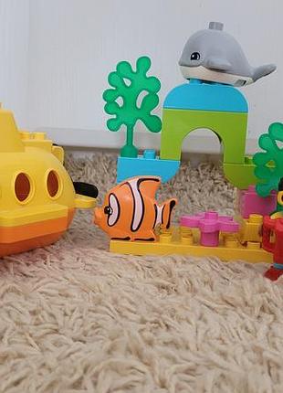 Конструктор lego приключения на подводной лодке duplo