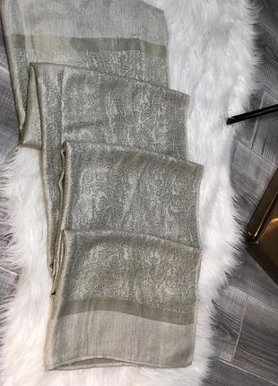 Палантин шарф з шоку та кашеміру жіночий pashmina