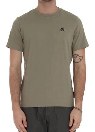 Футболка moose knuckles jersey satellite t shirt green оригінал