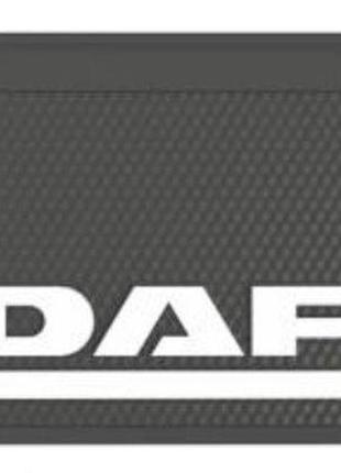 Бризговик з написом daf 650x360mm чорний випуклий 3d 1шт