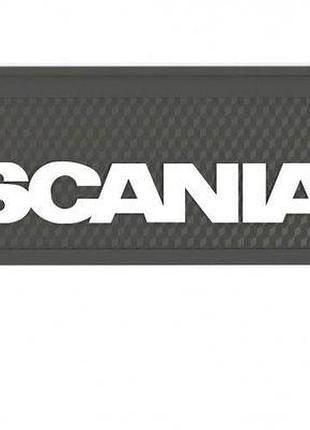 Бризговик з написом scania 650x190mm чорний випуклий 3d 1шт