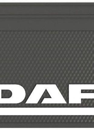 Бризговик з написом daf 650x400mm чорний випуклий 3d 1шт
