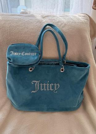 Juicy couture сумка голубого кольору