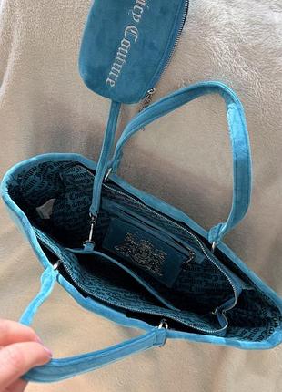 Juicy couture сумка голубого кольору 3