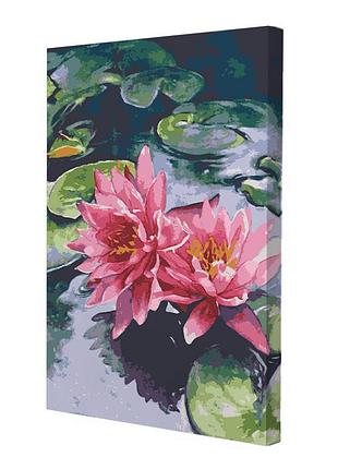 Картина за номерами riviera blanca лотос 28x40 см (rb-0116)
