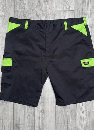 Чоловічі робочі шорти dickies чорні 4xl-5xl поліестер/бавовна
