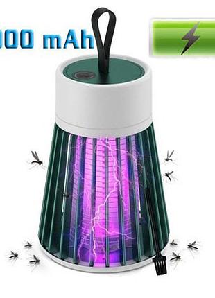 Знищувач комах для будинку electronic shock mosquito killing lamp на акумуляторі для походу tr-437 на природу