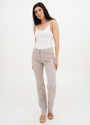 Бежеві літні джинси облягаючого крою (skinny / slim fit) від італійського бренду ovs.