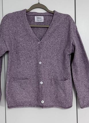 Кардиган zara на дівчинку 11-12 років теплий