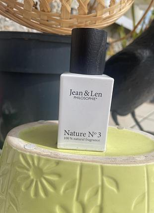 Нішевий натуральний парфум jean & len philosophie nature № 3, 30 мл (німеччина/франція)