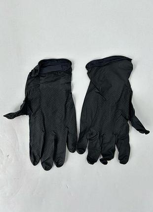 Рукавиці нитриловіі чорніі 9-10 розмір mercator powergrip