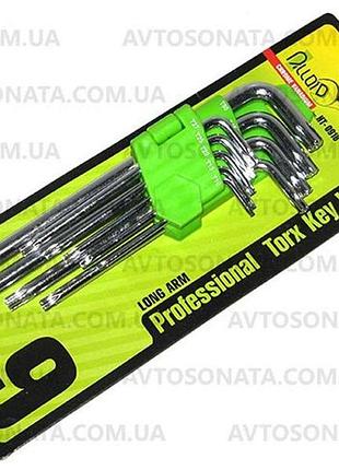 Набір ключів ізогнутих torx середні t10-t50 9-шт