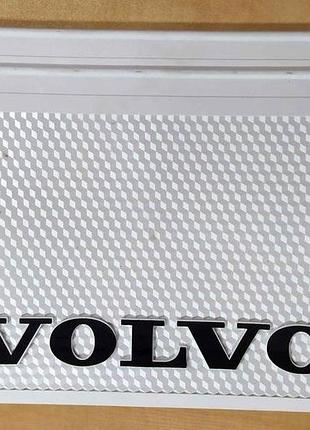 Бризговик з написом volvo 650x400mm білий випуклий 3d 1шт