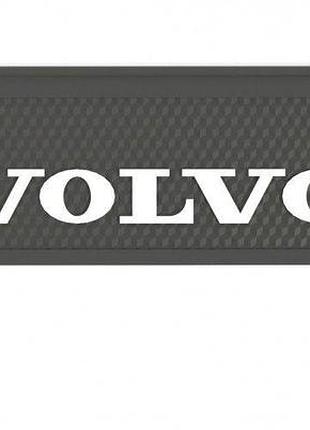 Бризговик з написом volvo 650x190mm чорний випуклий 3d 1шт