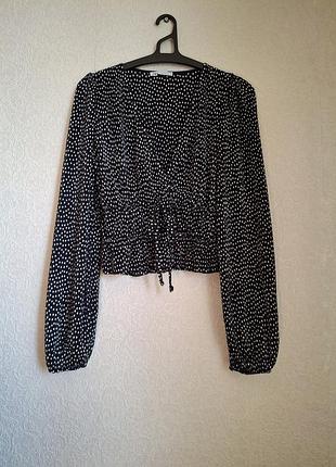 Блуза в  горошок zara