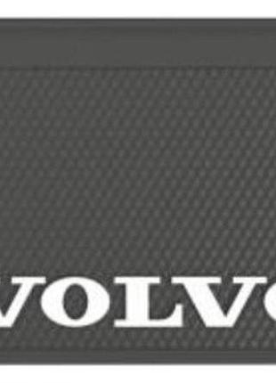 Бризговик з написом volvo 650x360mm чорний випуклий 3d 1шт