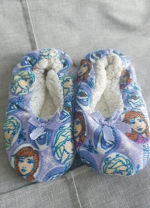 Комнатные тапочки elsa frozen 18 см