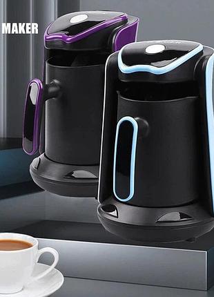 Кавоварка domotec ms-102s 500 мл 600 вт для меленої кави